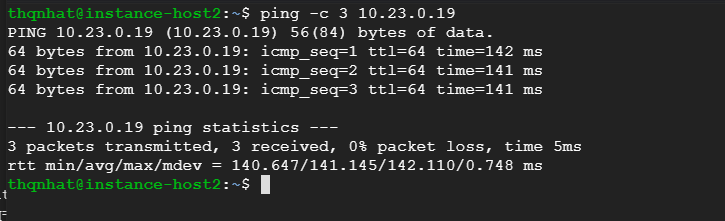 Ping vm using internal DNS