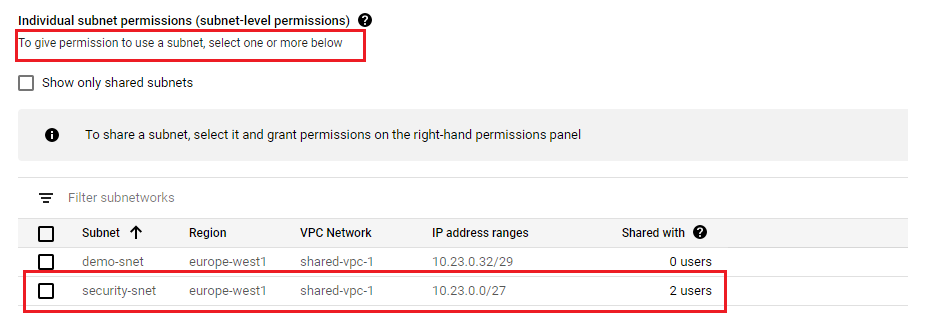 share some subnets