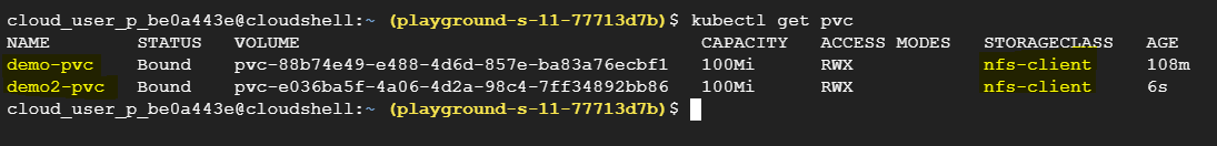 Example PVCs